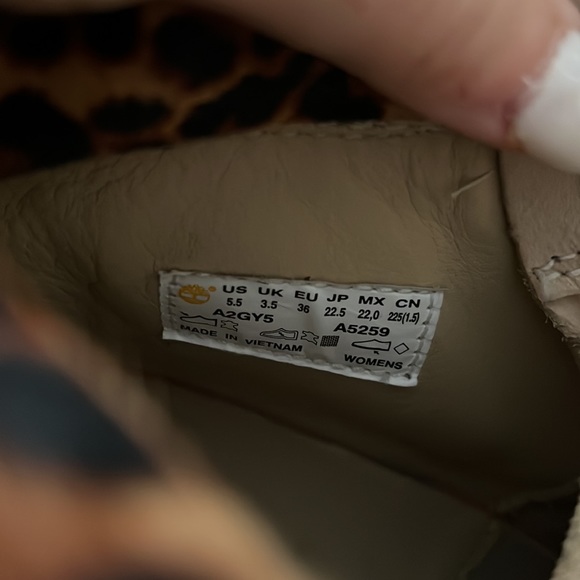 Leopard Timberlands - Picture 7 of 8